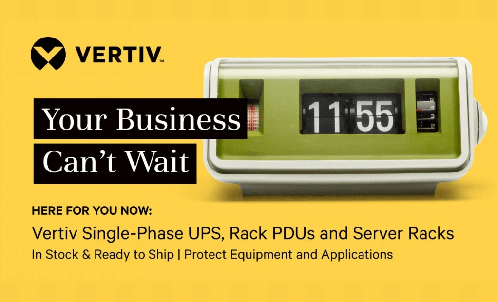 Vertiv Single-Phase UPS, Rack PDUs and Server Racks