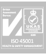 image: UKAS ISO 45001 Health & Safety Management accreditation